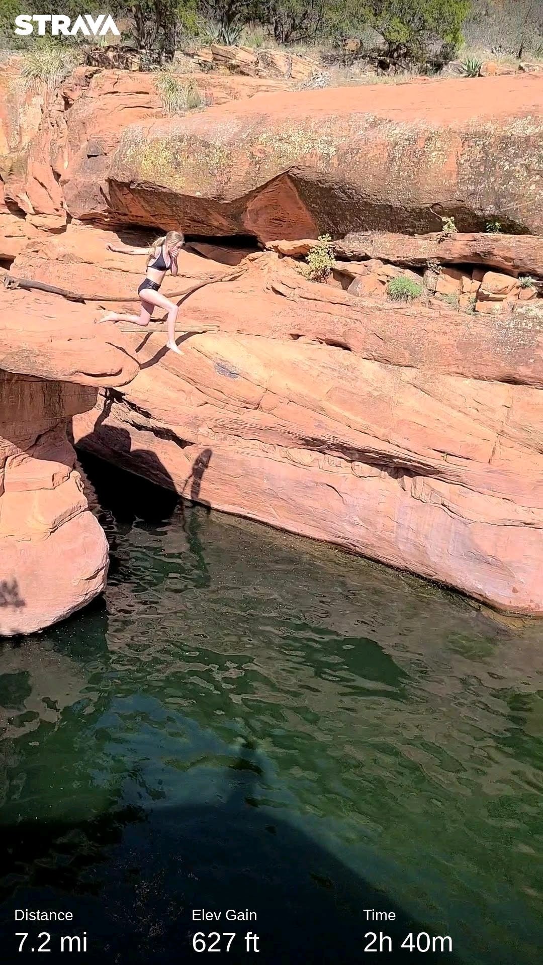 'The Crack' at Wet Beaver Creek