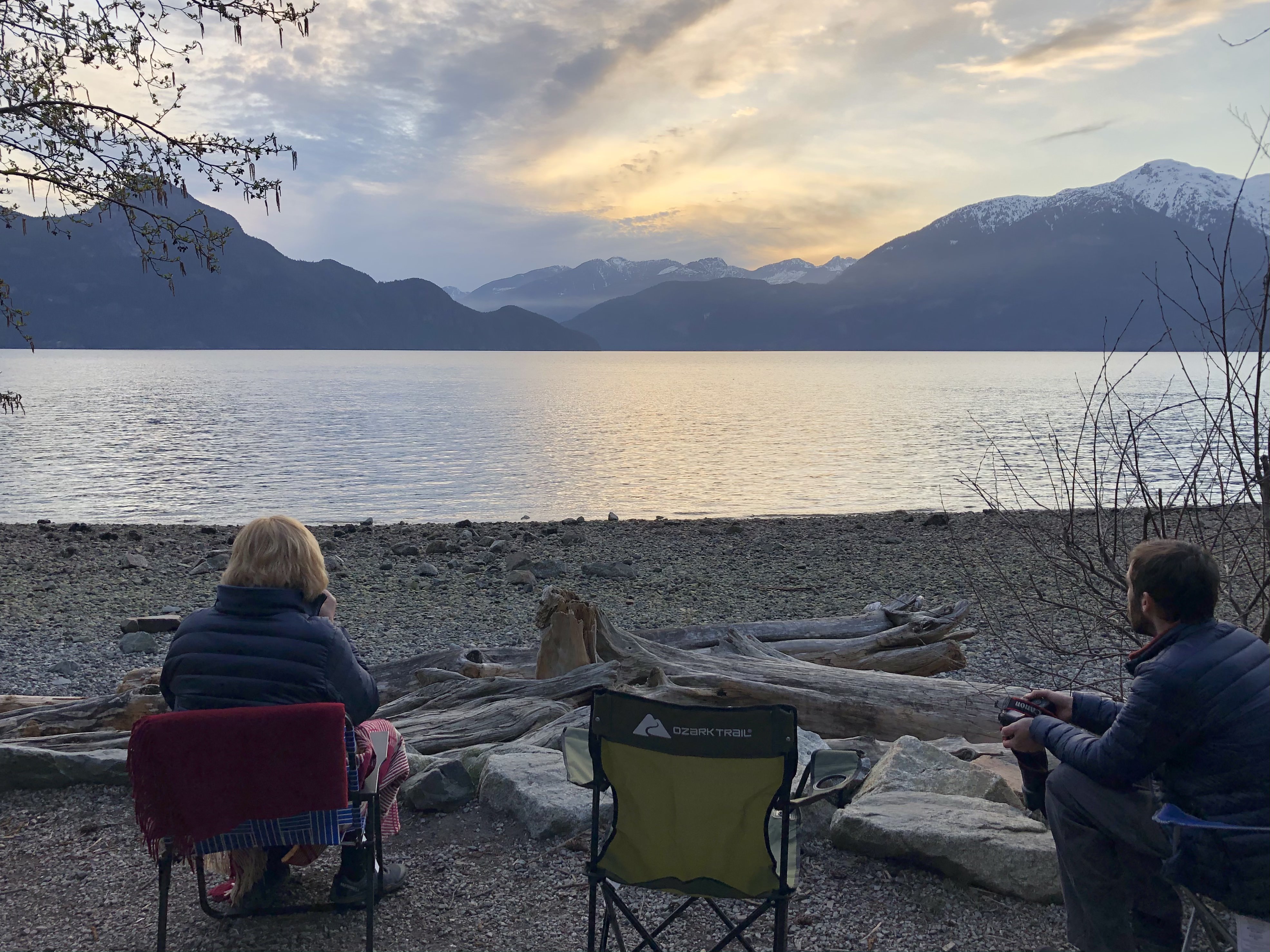 Camp at Porteau Cove Provincial Park 