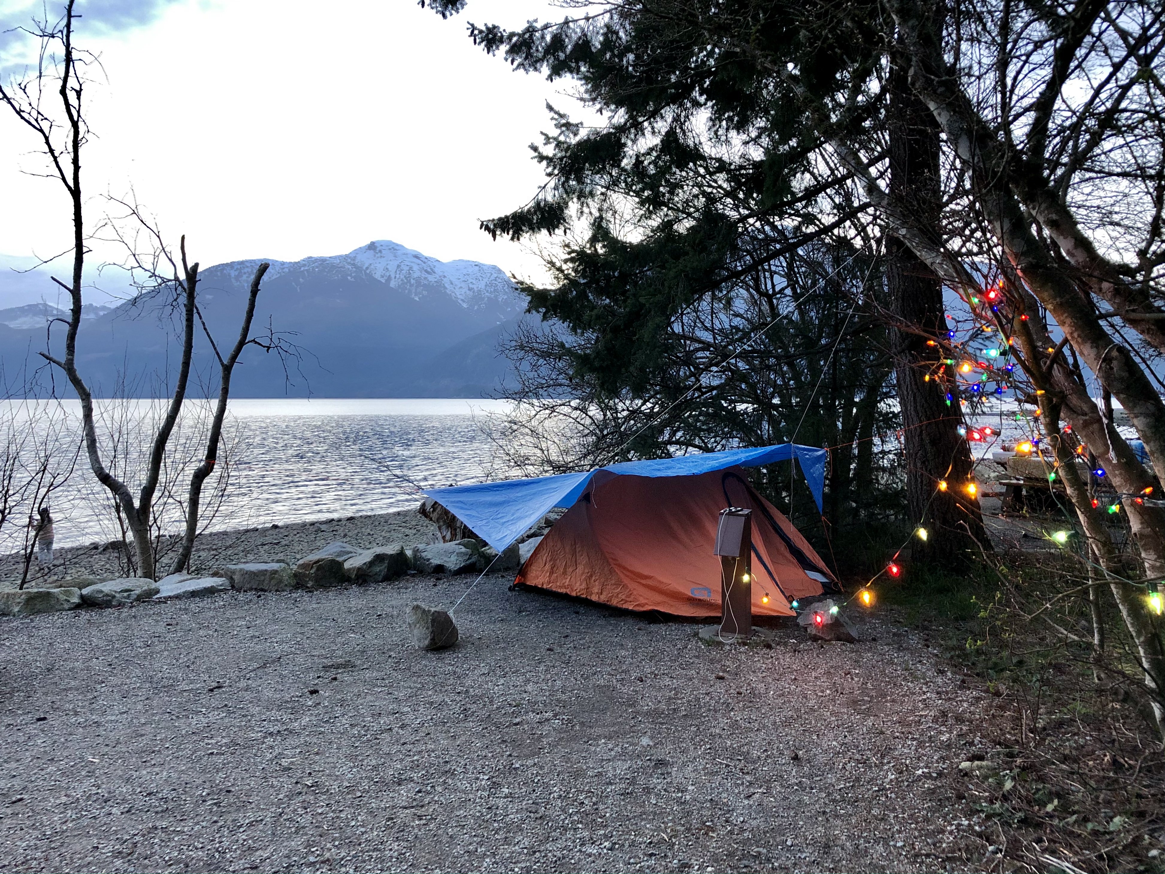 Camp at Porteau Cove Provincial Park 
