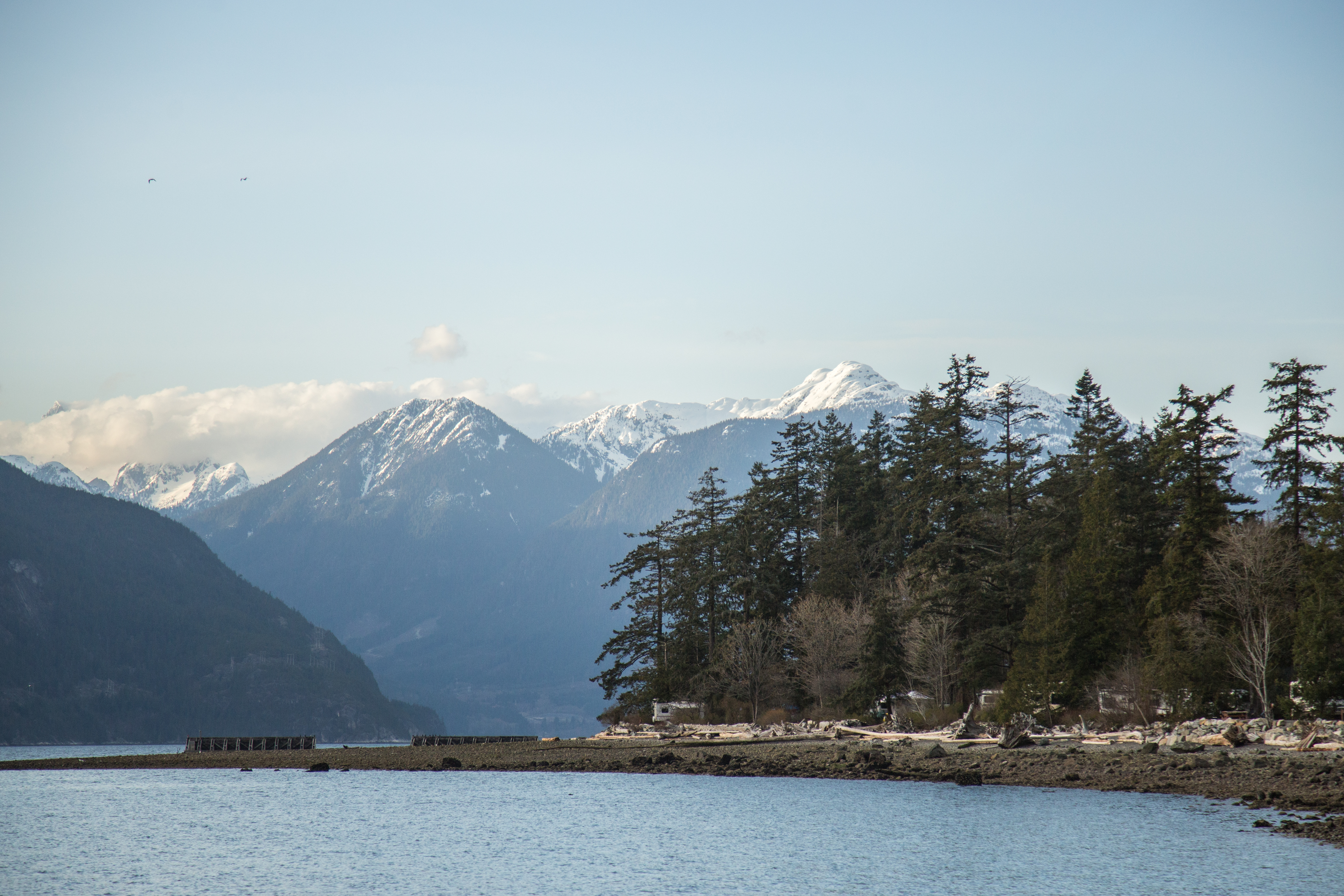 Camp at Porteau Cove Provincial Park 