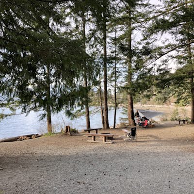 Camp at Porteau Cove Provincial Park 