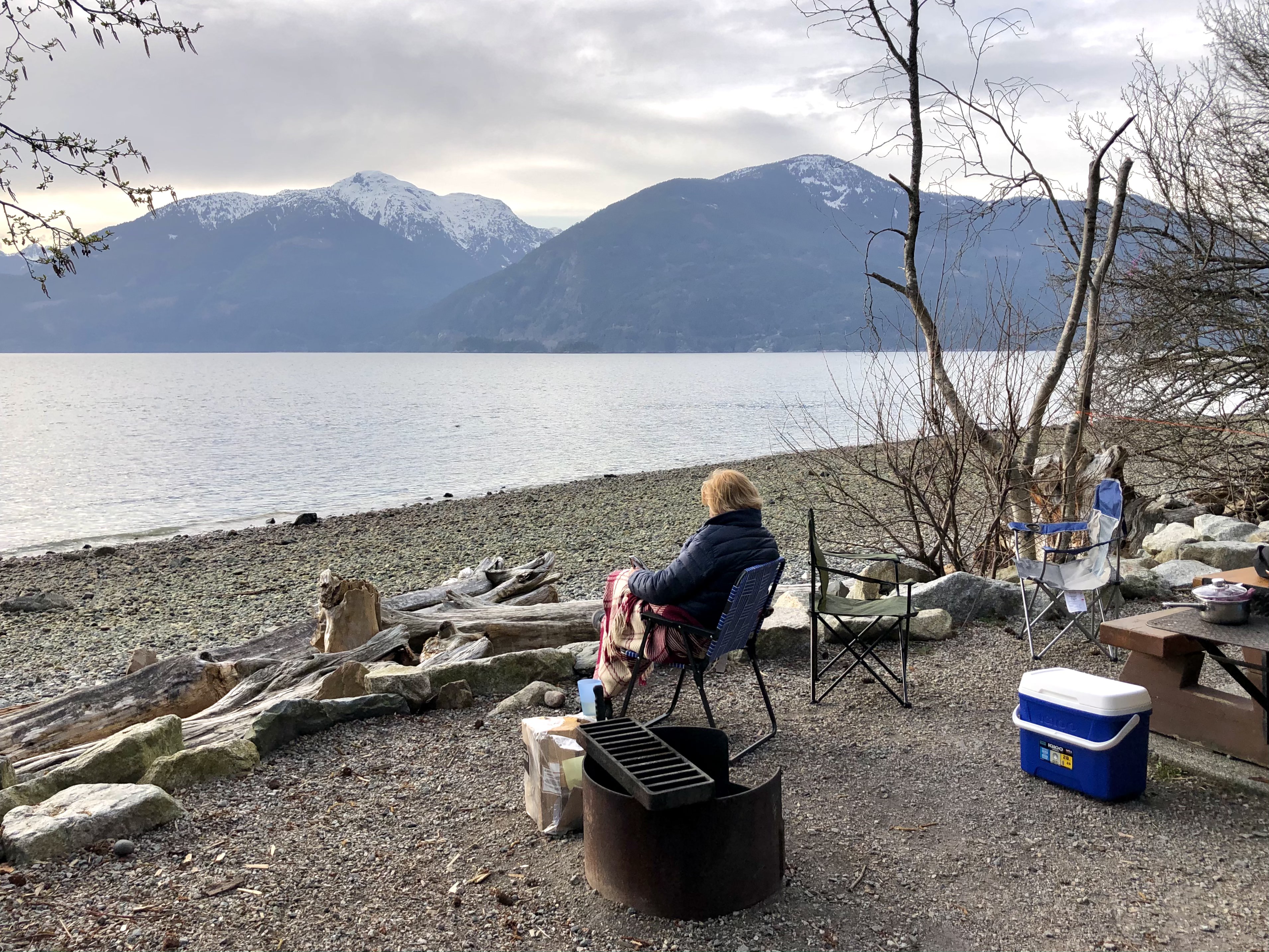 Camp at Porteau Cove Provincial Park 
