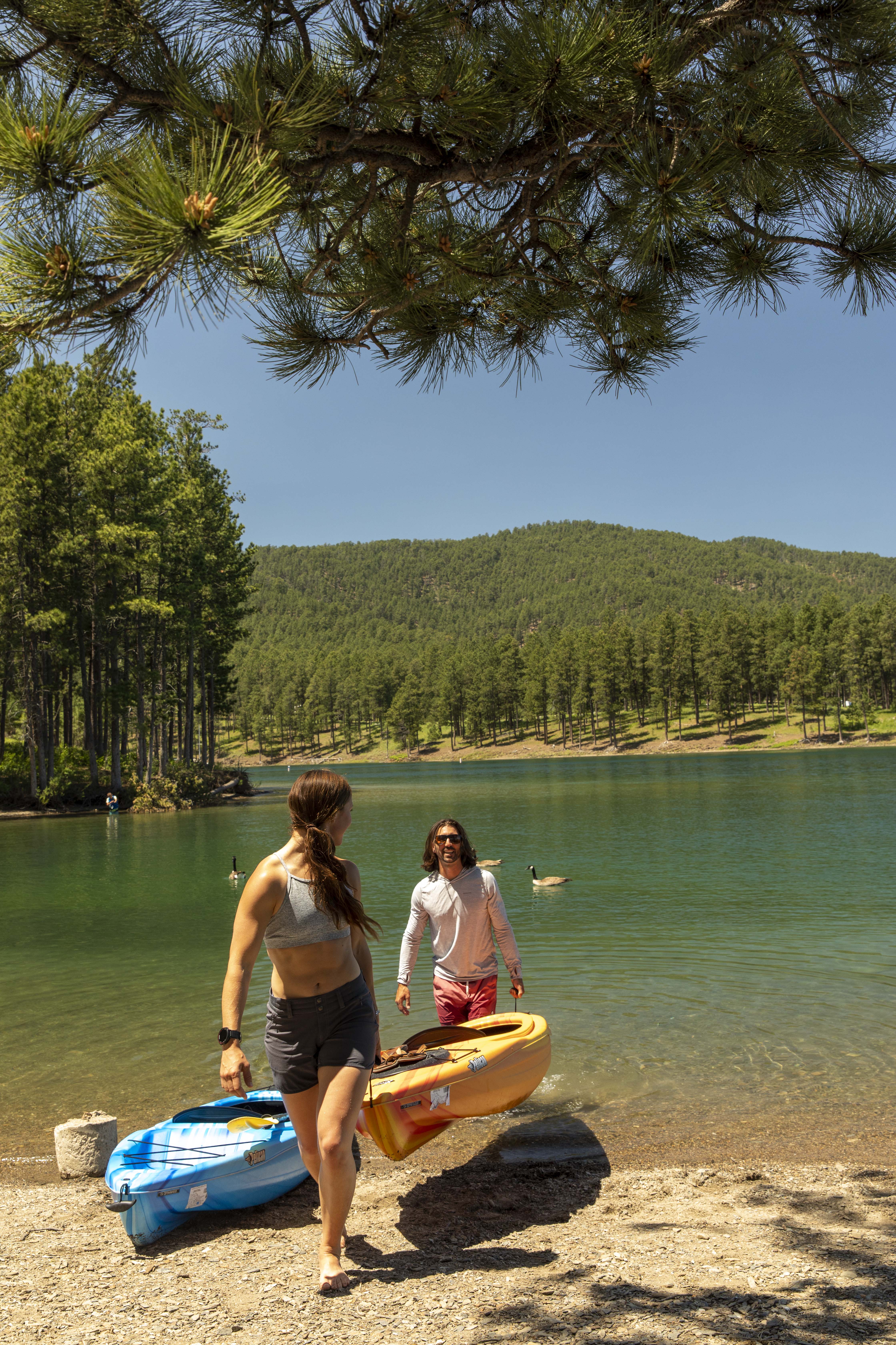 Paddle Lake Pactola Reservoir