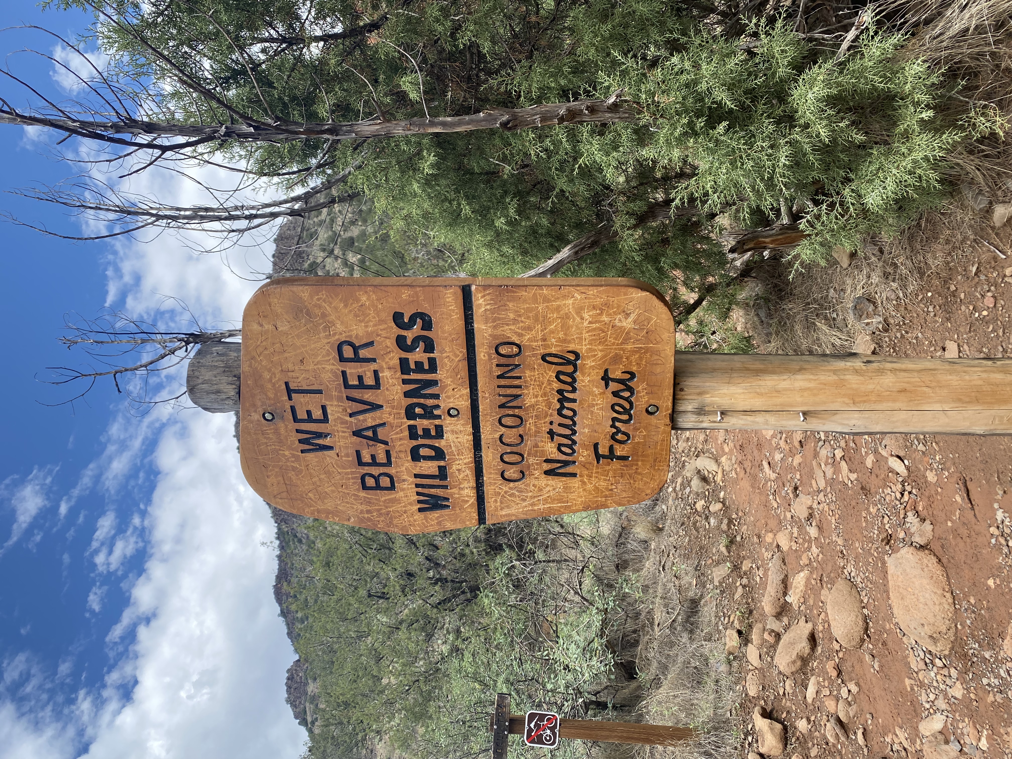'The Crack' at Wet Beaver Creek