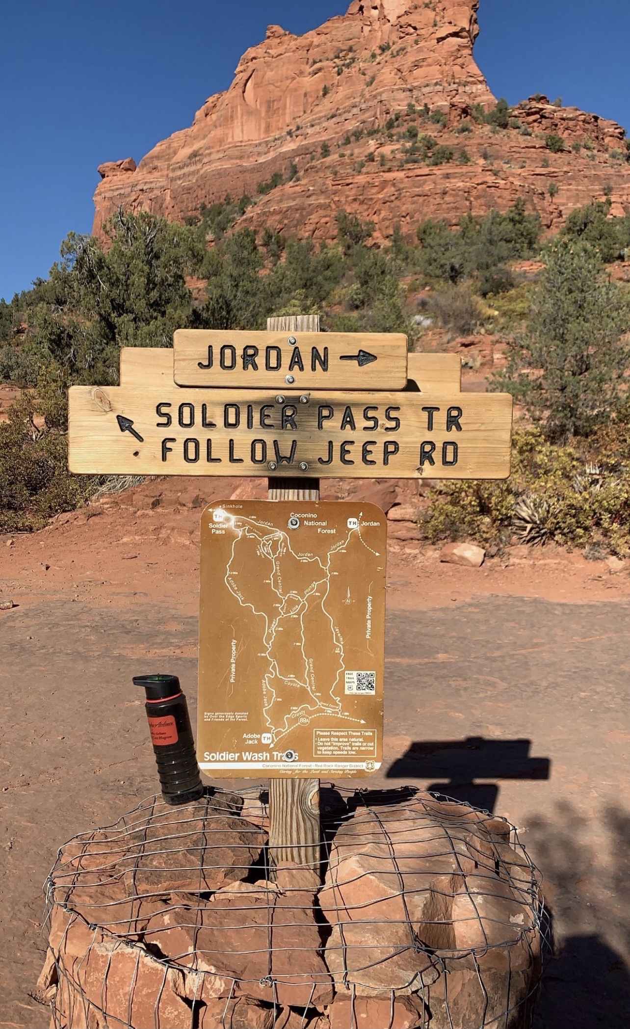 Soldier's Pass Trail to Brins Mesa Trail
