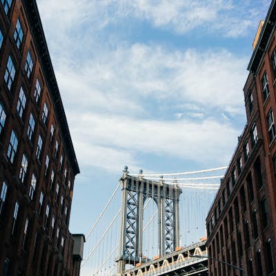 Photograph Manhattan Bridge from Washington Street NYC