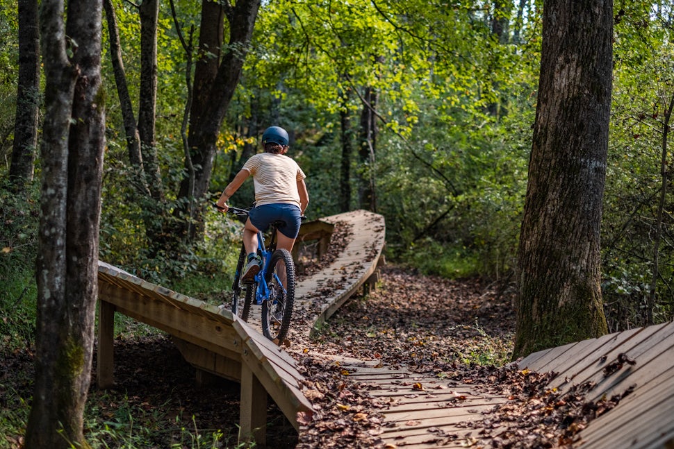 Long bike deals trails near me