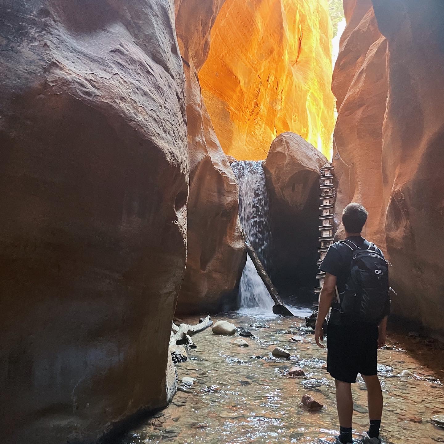Kanarra Falls via Kanarraville Slot Canyon