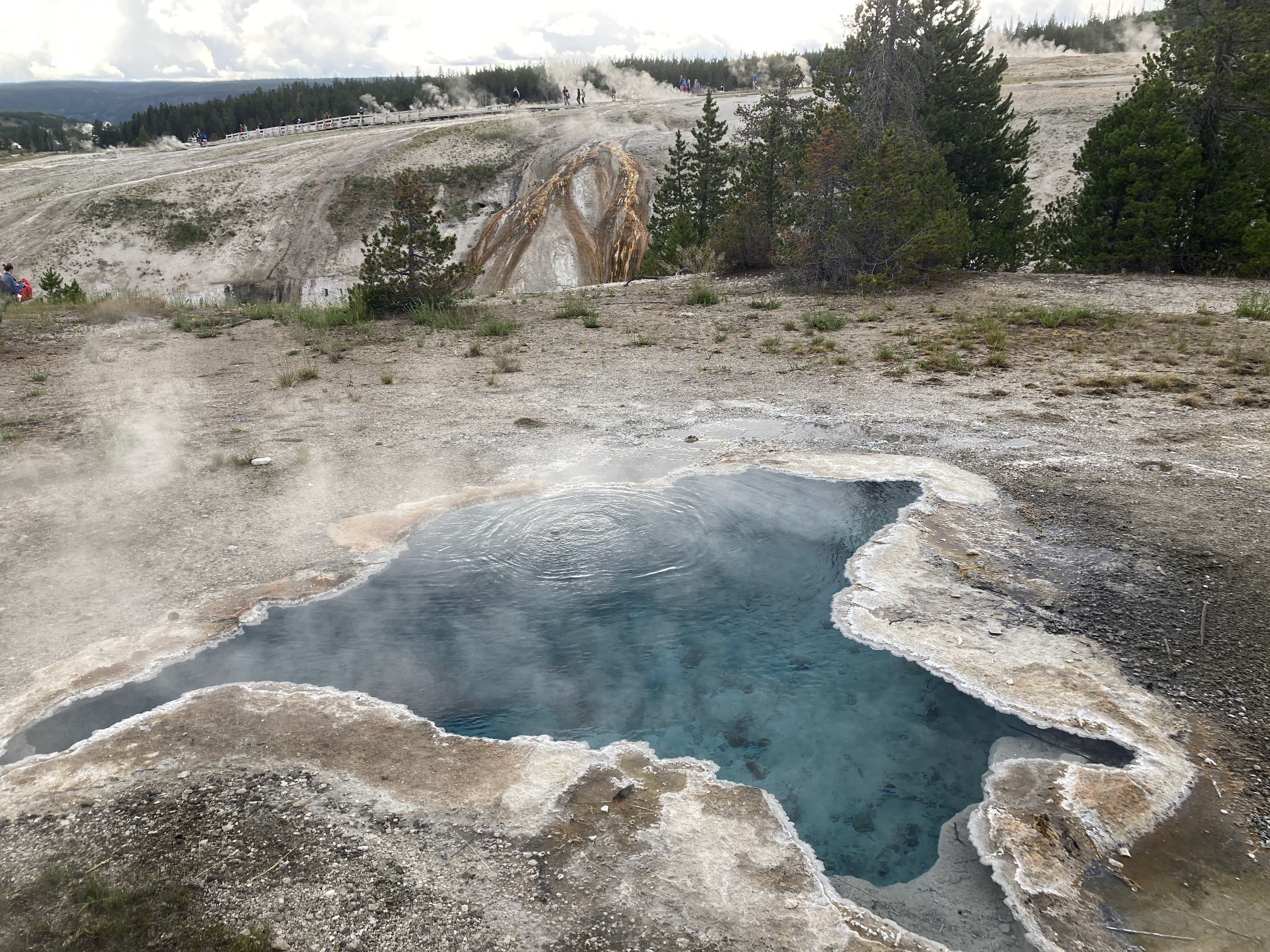 Upper Geyser Basin Old Faithful Observation Point Loop