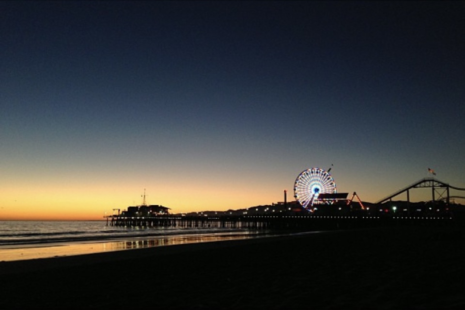 Santa Monica Pier, Boardwalk, and Beach Trail