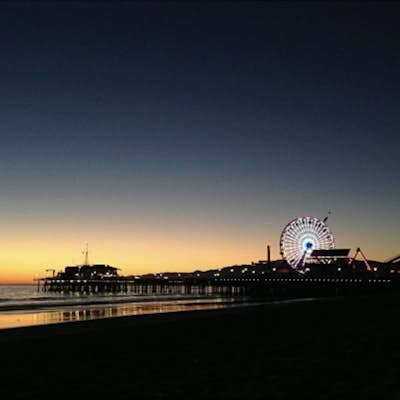 Santa Monica Pier, Boardwalk, and Beach Trail
