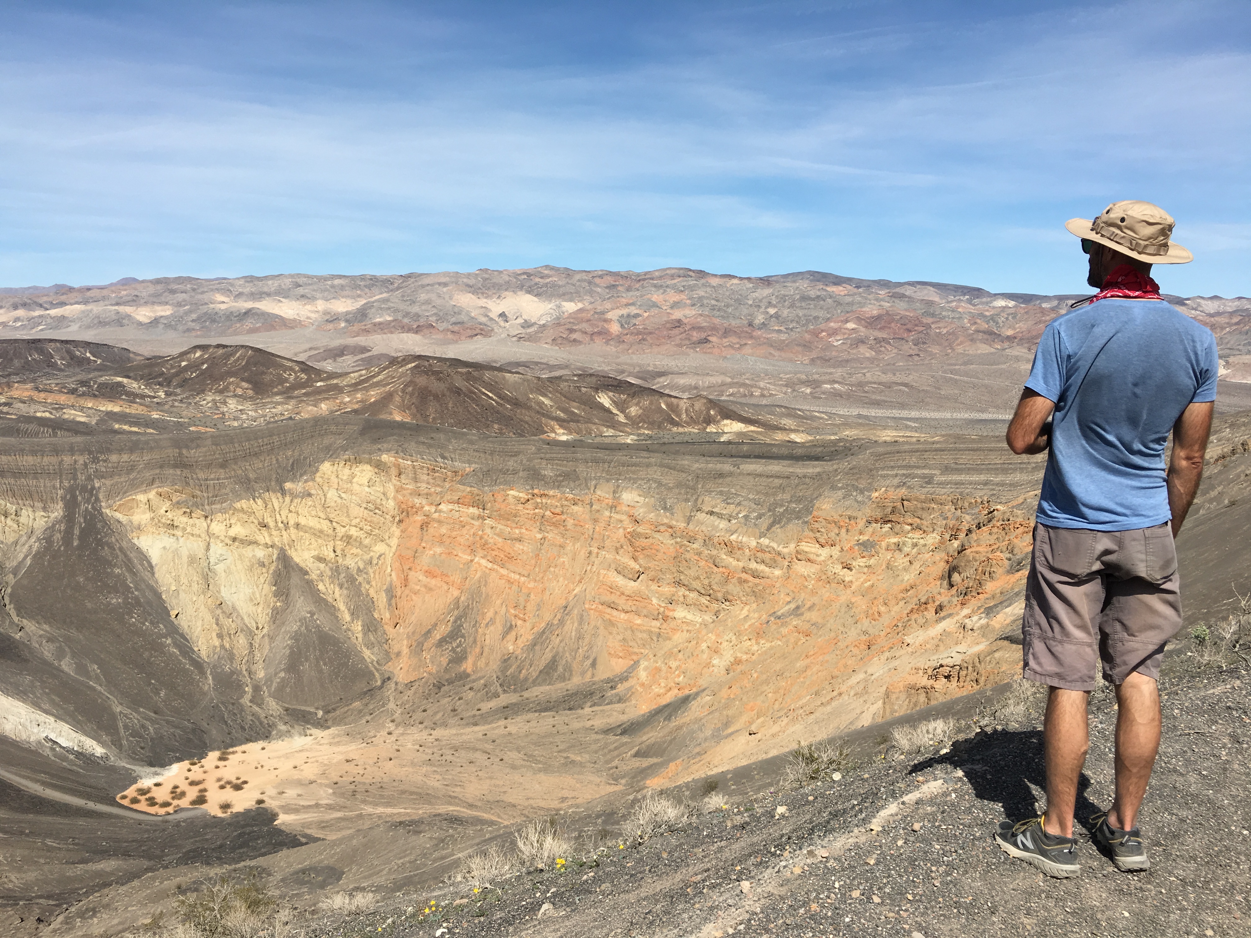 Ubehebe and Little Hebe Crater Trail