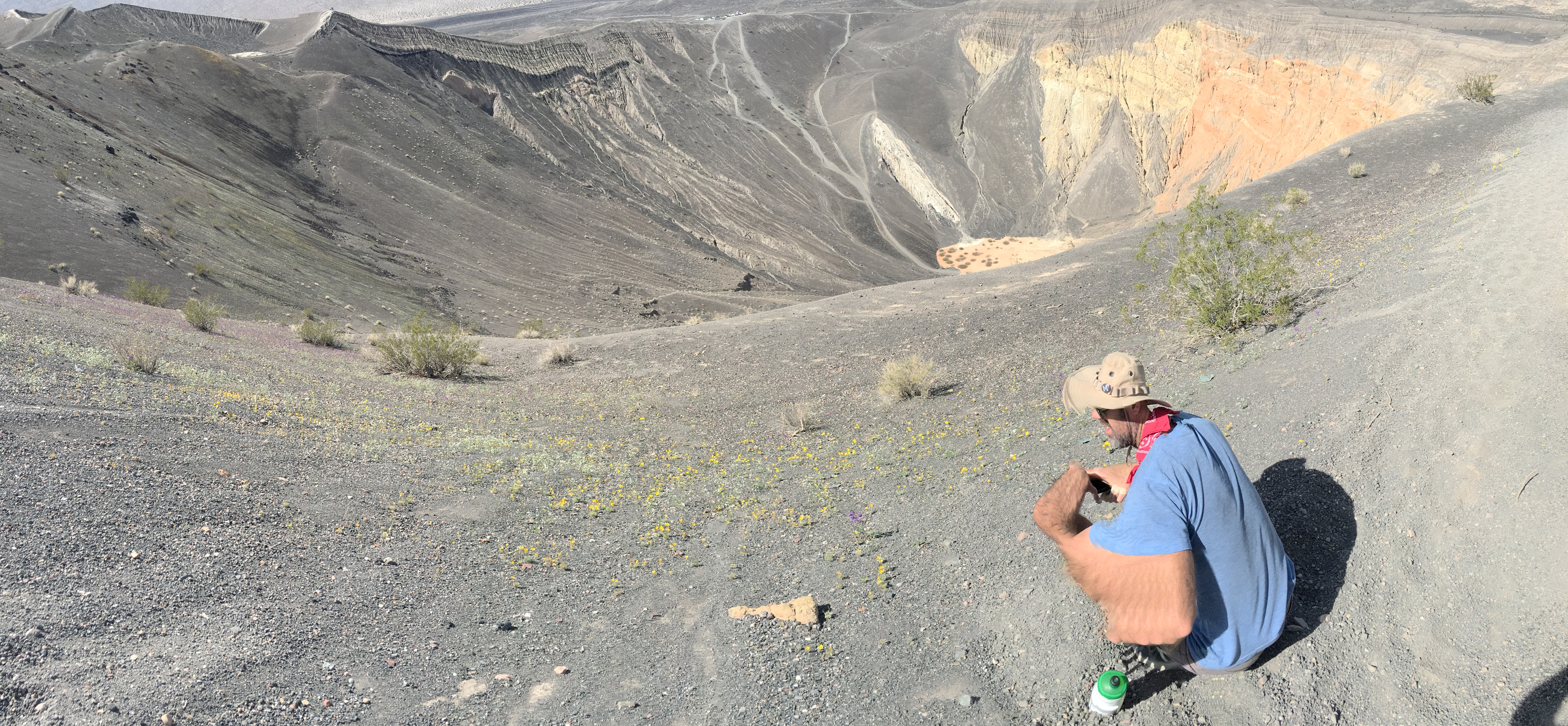 Ubehebe and Little Hebe Crater Trail