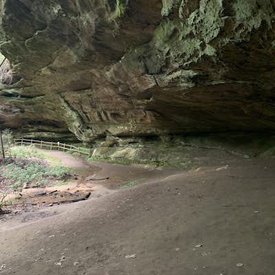 Hazard Cave and Natural Bridge Trail