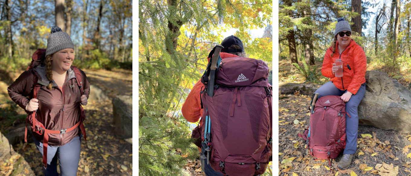 Gregory Kalmia 60 Backpack- Women's · Bordeaux Red