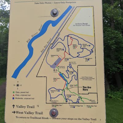 Bur Oak, Riparian, Grand Ravine, and River Lookout Loop Trail