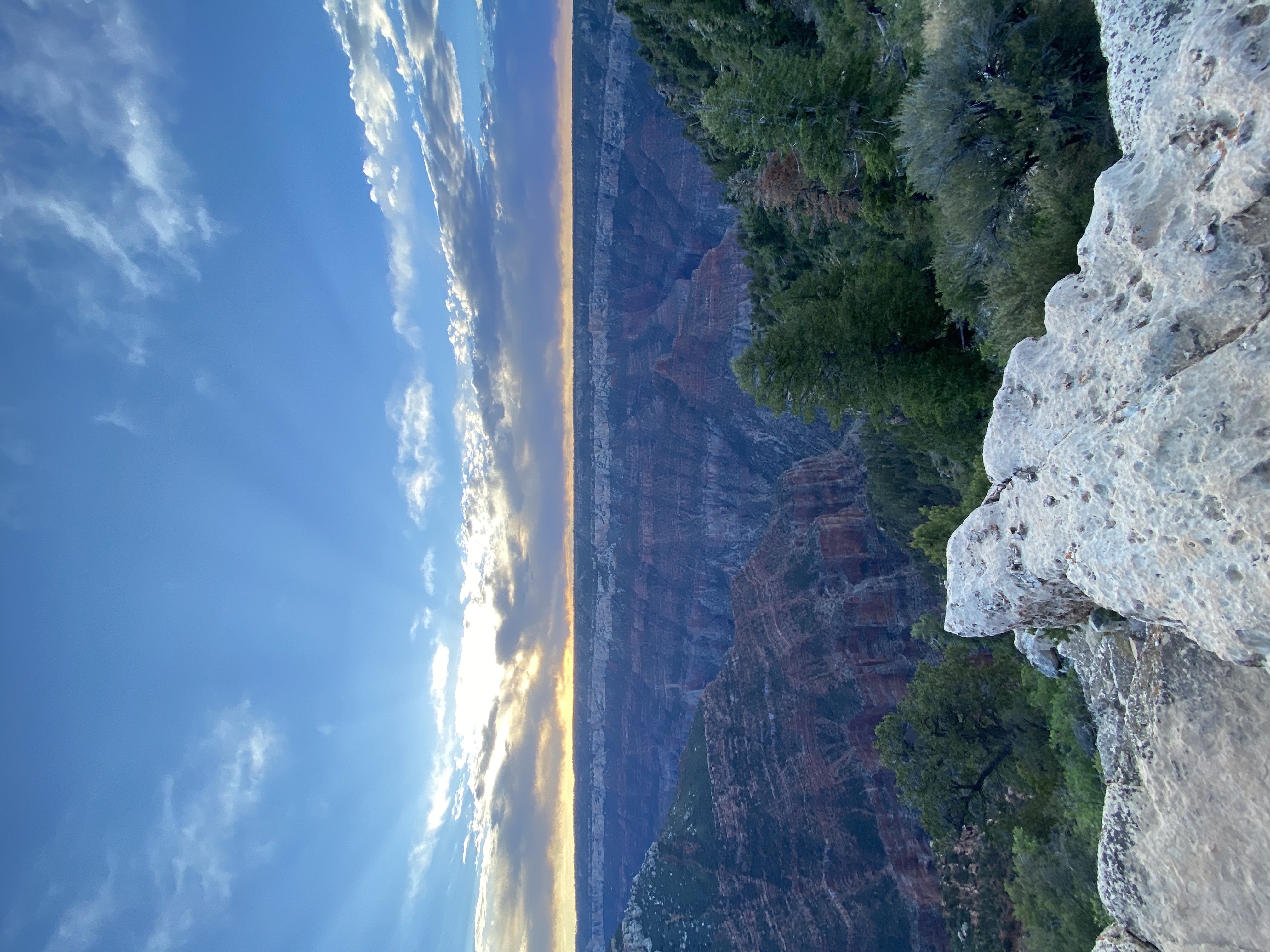 Photograph a Sunset from the North Rim Lodge