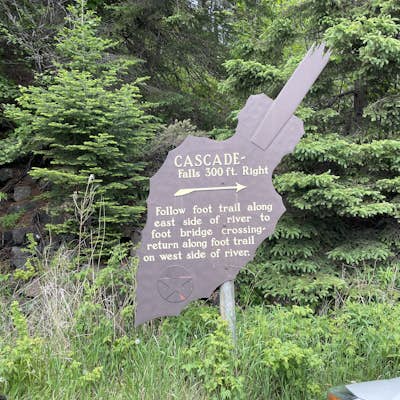 Cascade Falls via Superior Hiking Trail