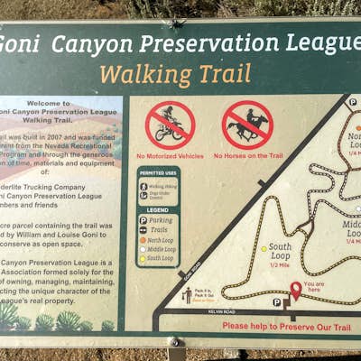 Goni Canyon Preservation League Walking Trail