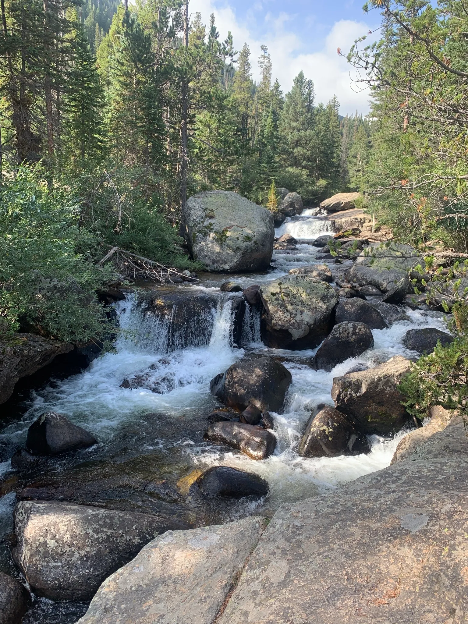 Hike to Cascade Falls, Rocky Mountain NP
