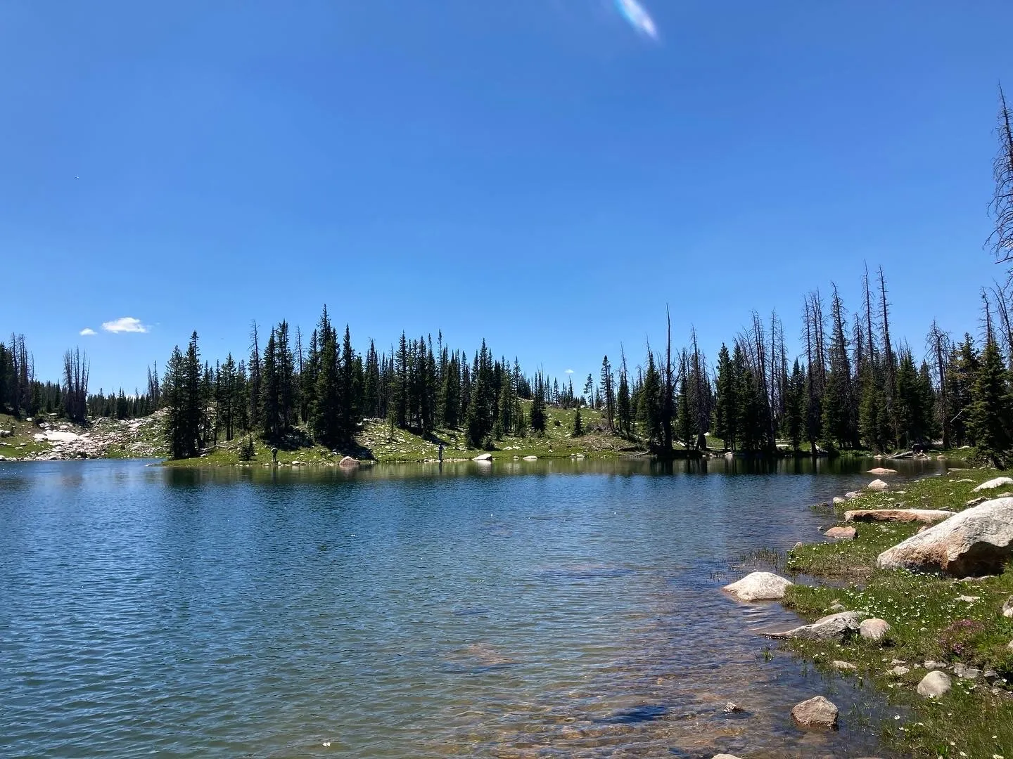 Fly Fish at Heart Lake