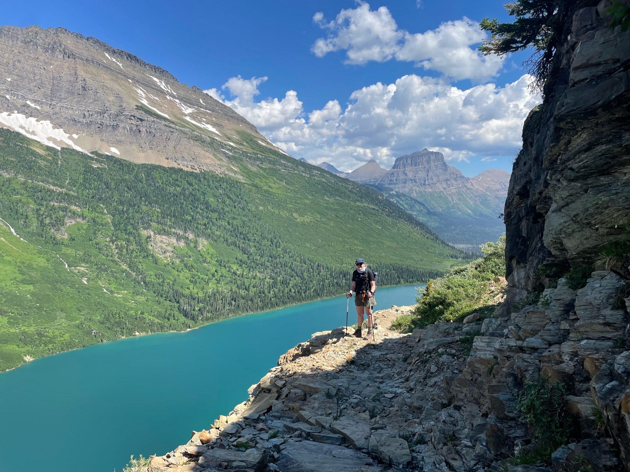 Gunsight Pass to Gunsight Lake Campsite