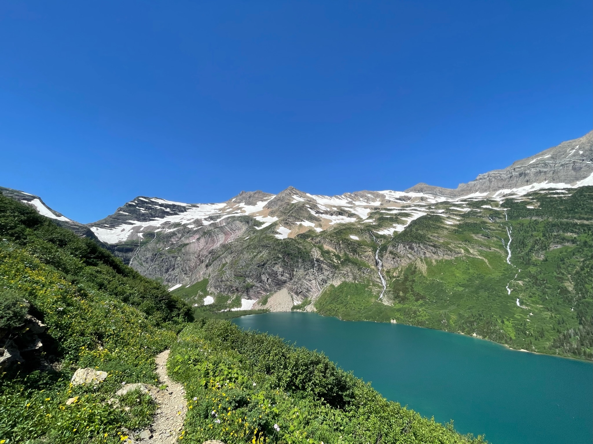 Gunsight Pass to Gunsight Lake Campsite