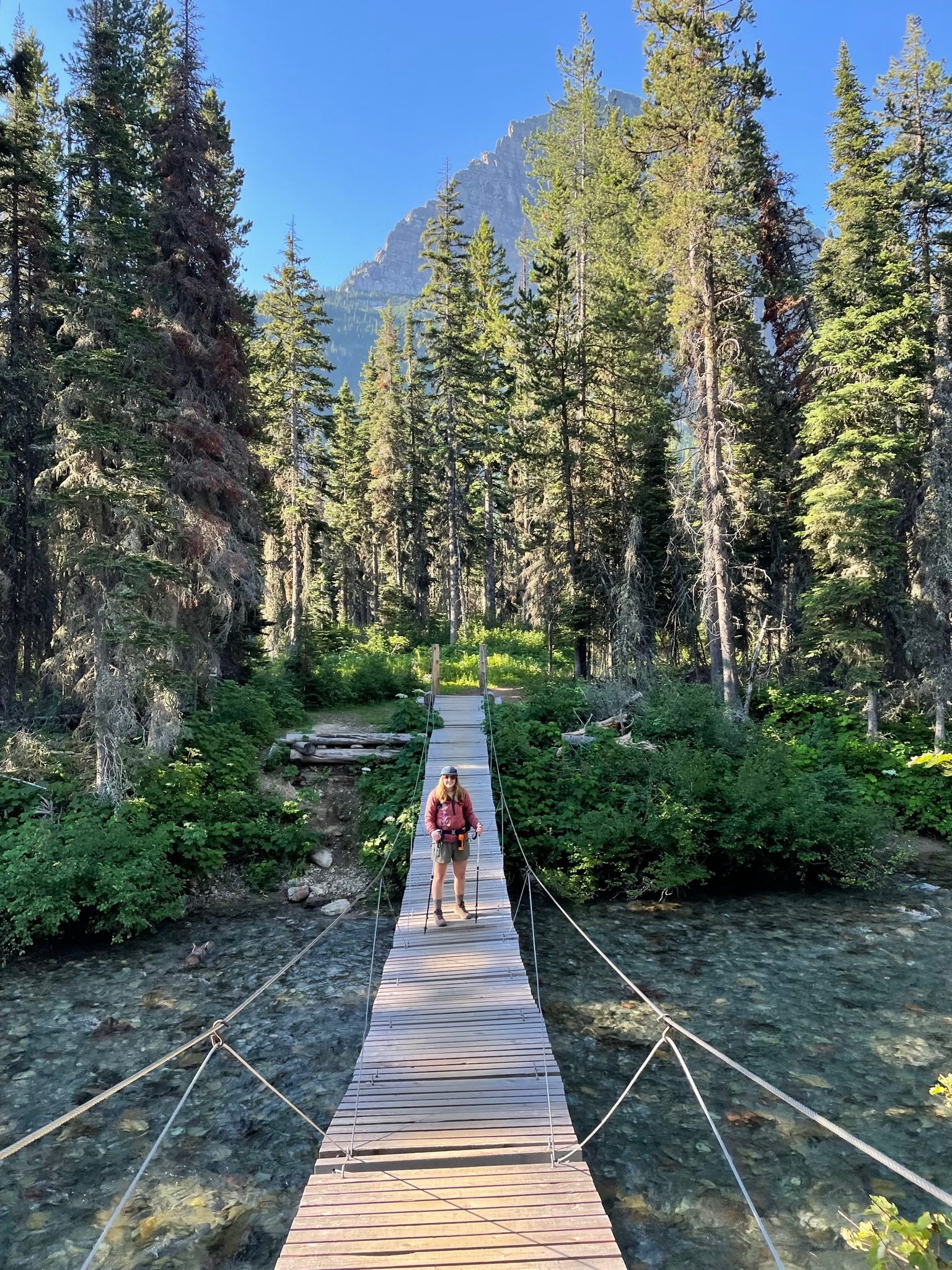 Gunsight Pass to Gunsight Lake Campsite