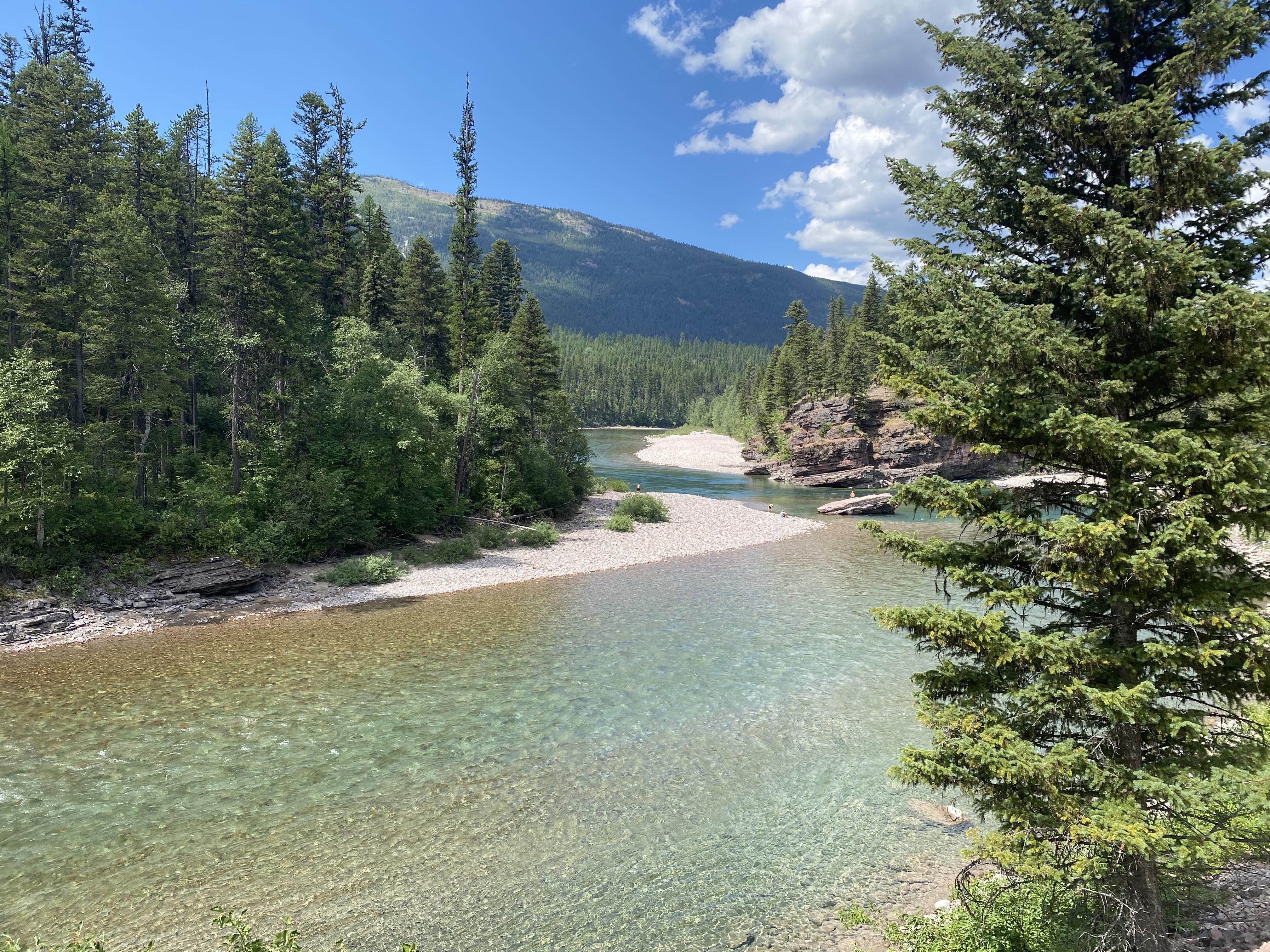 Relax at Spotted Bear Beach