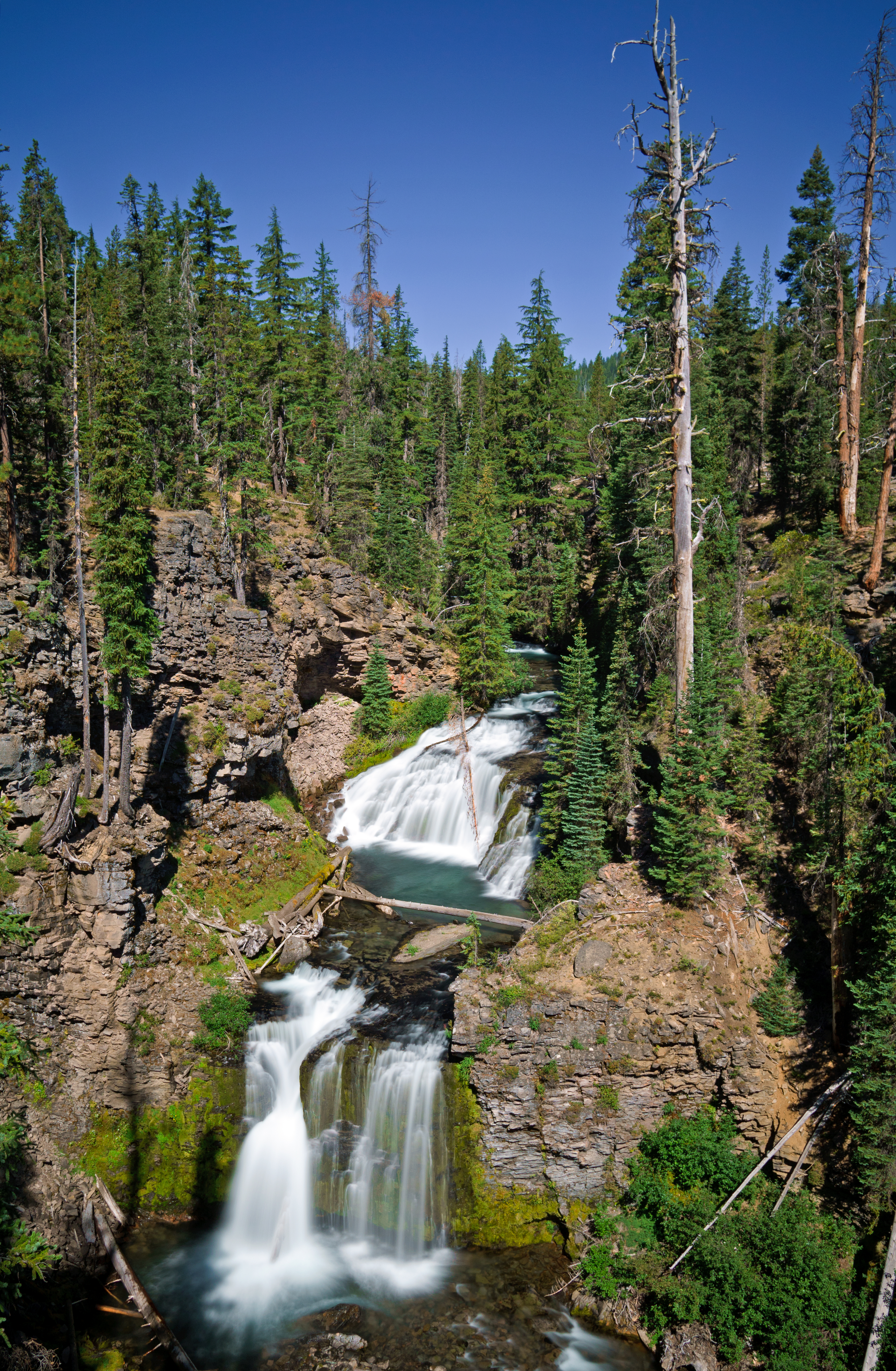 Tumalo Falls and Double Falls