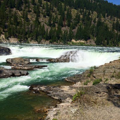 Kootenai Falls and Swinging Bridge Trail
