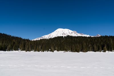 Snowshoe to Reflection Lakes