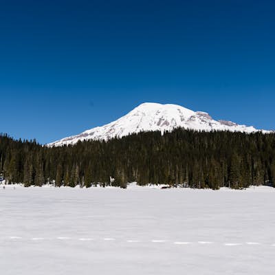 Snowshoe to Reflection Lakes