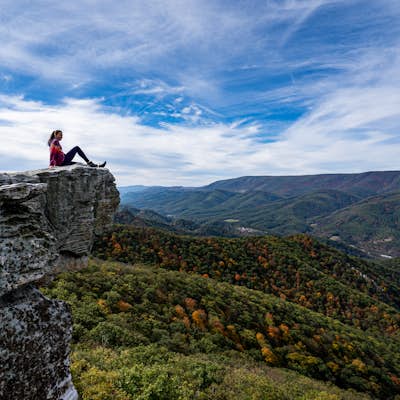 Hike to Chimney Rock in the Monongahela National Forest