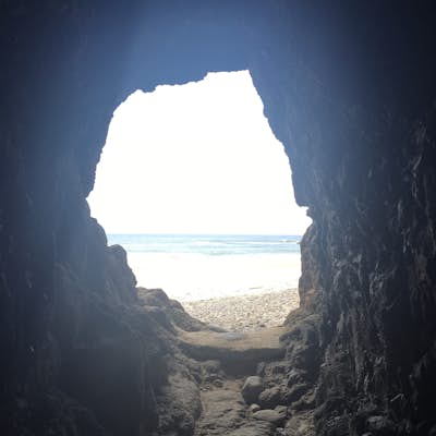 Take a Stroll to Tunnel Beach, Oregon