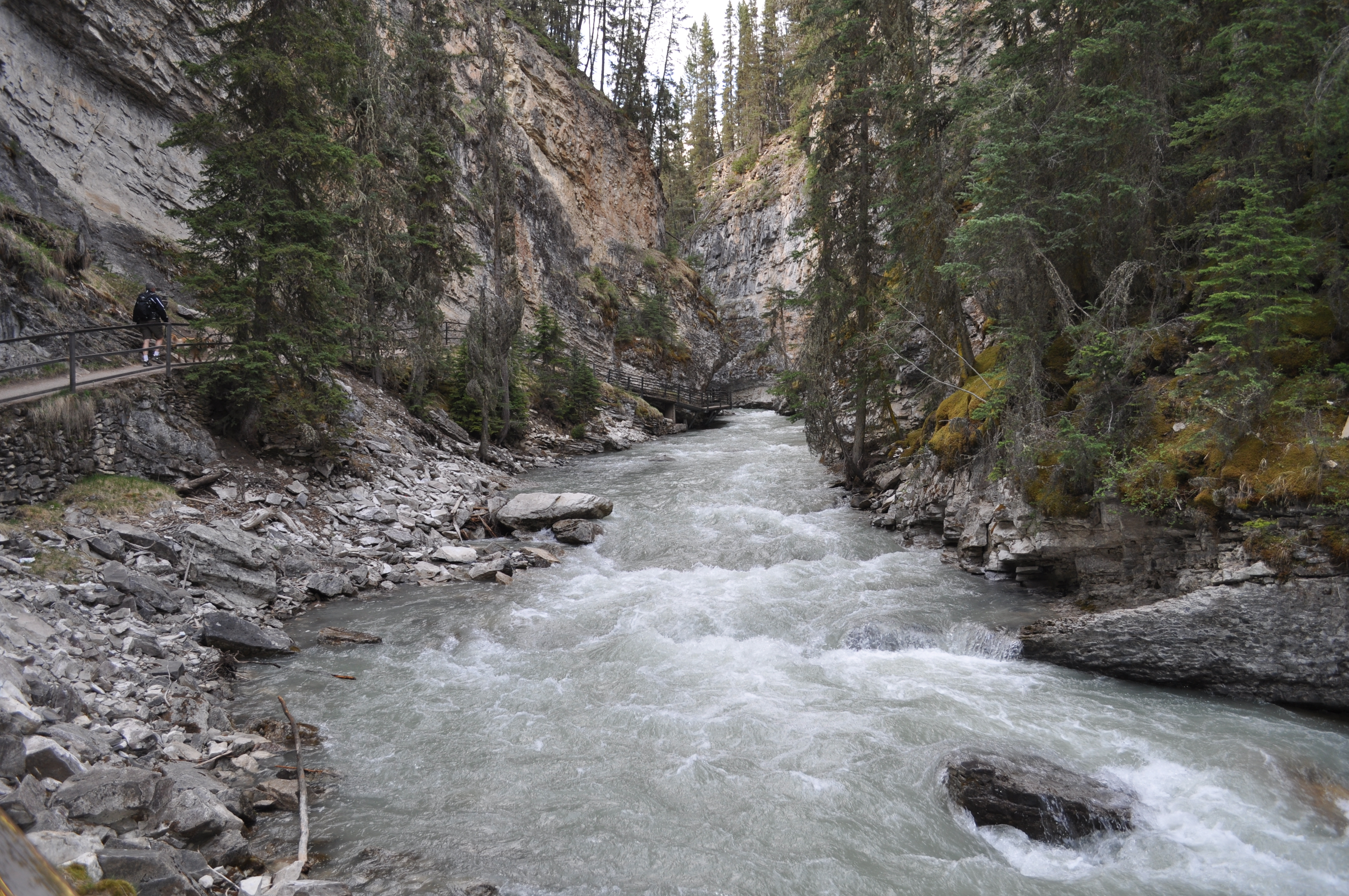 Johnston Canyon Lower and Upper Falls