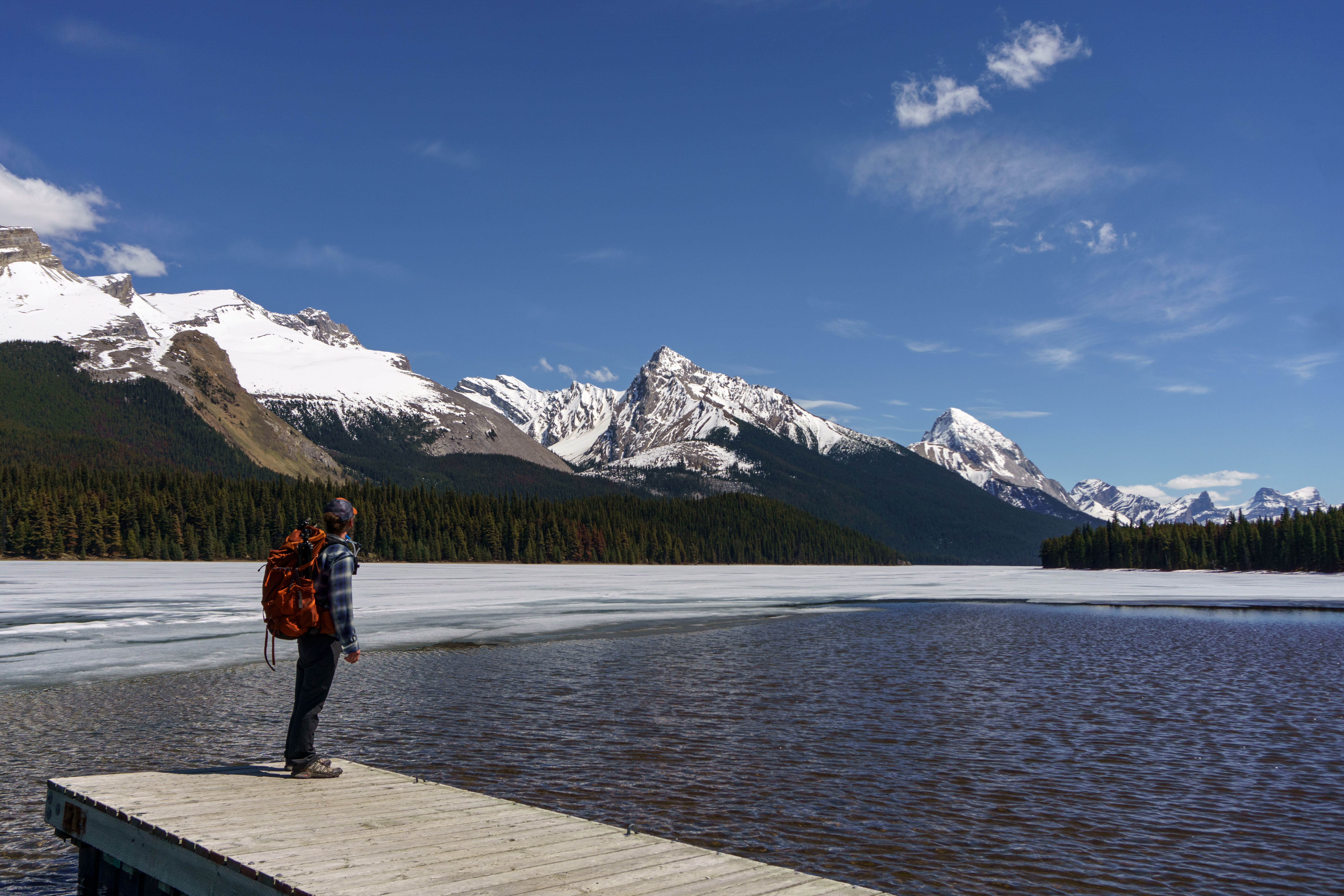 Photograph Spirit Island and Maligne Lake 