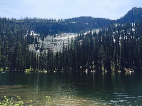 Bottleneck Lake and Snow Lake