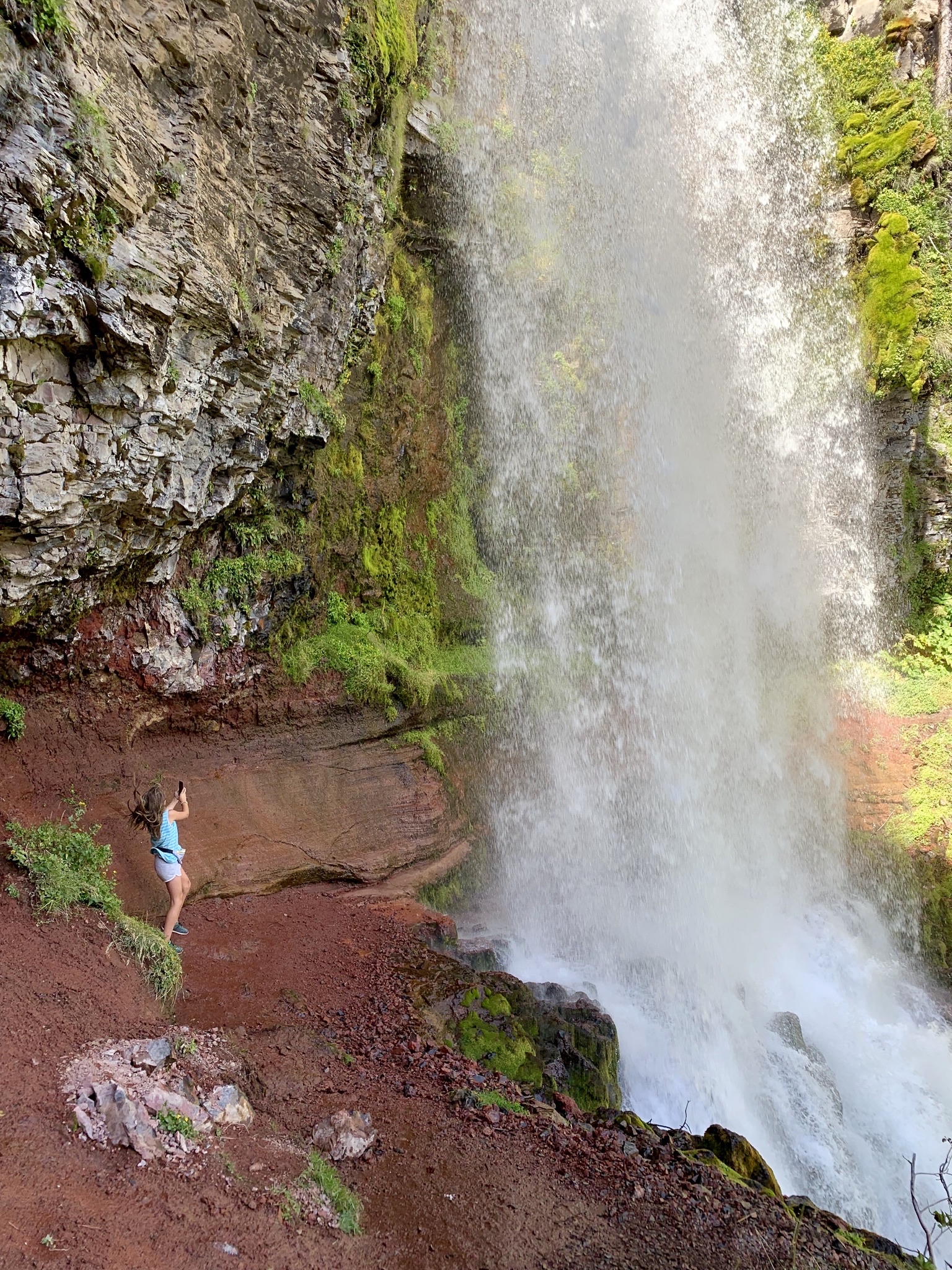 Tumalo Falls and Double Falls
