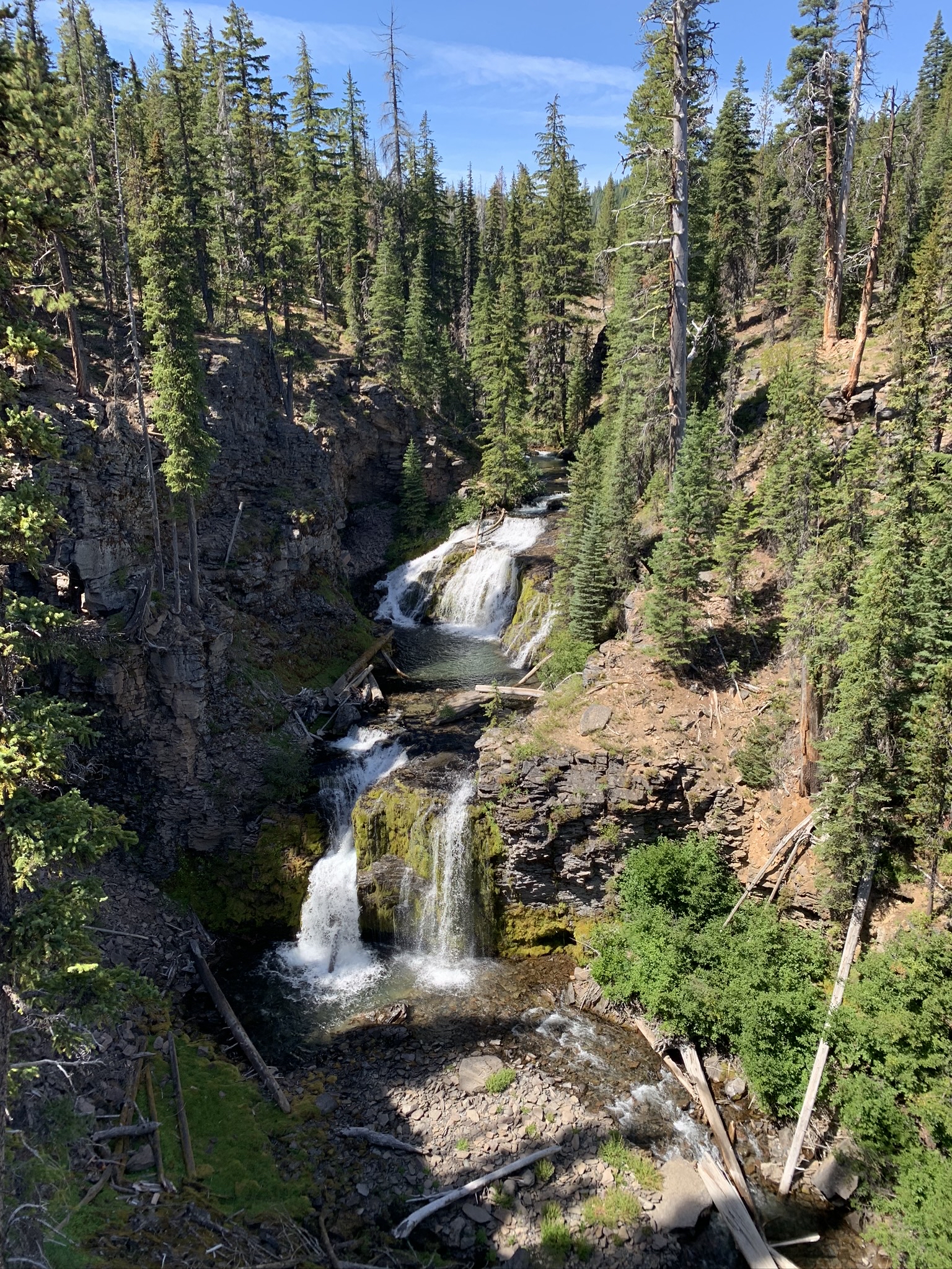 Tumalo Falls and Double Falls