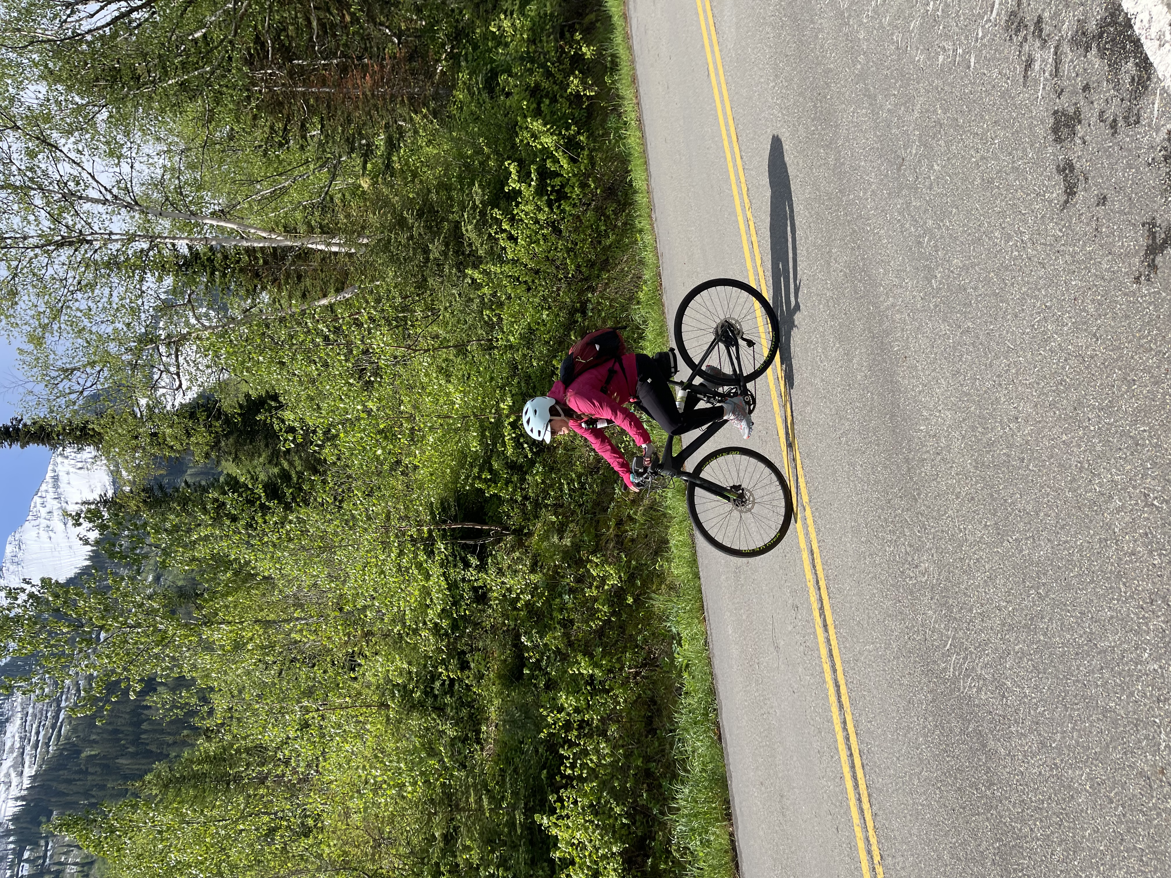 Bike Going-to-the-Sun Road in Glacier National Park