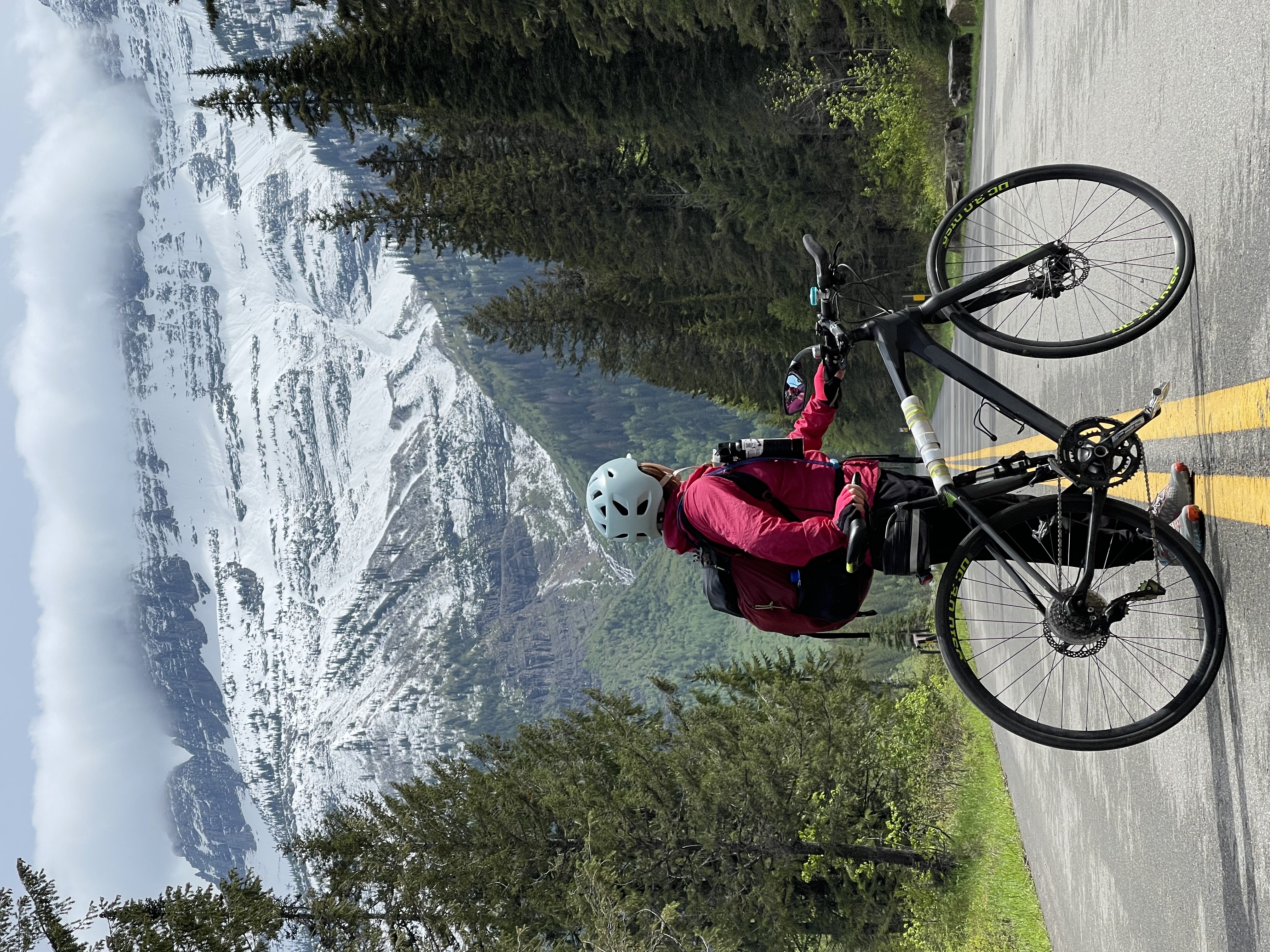 Bike Going-to-the-Sun Road in Glacier National Park