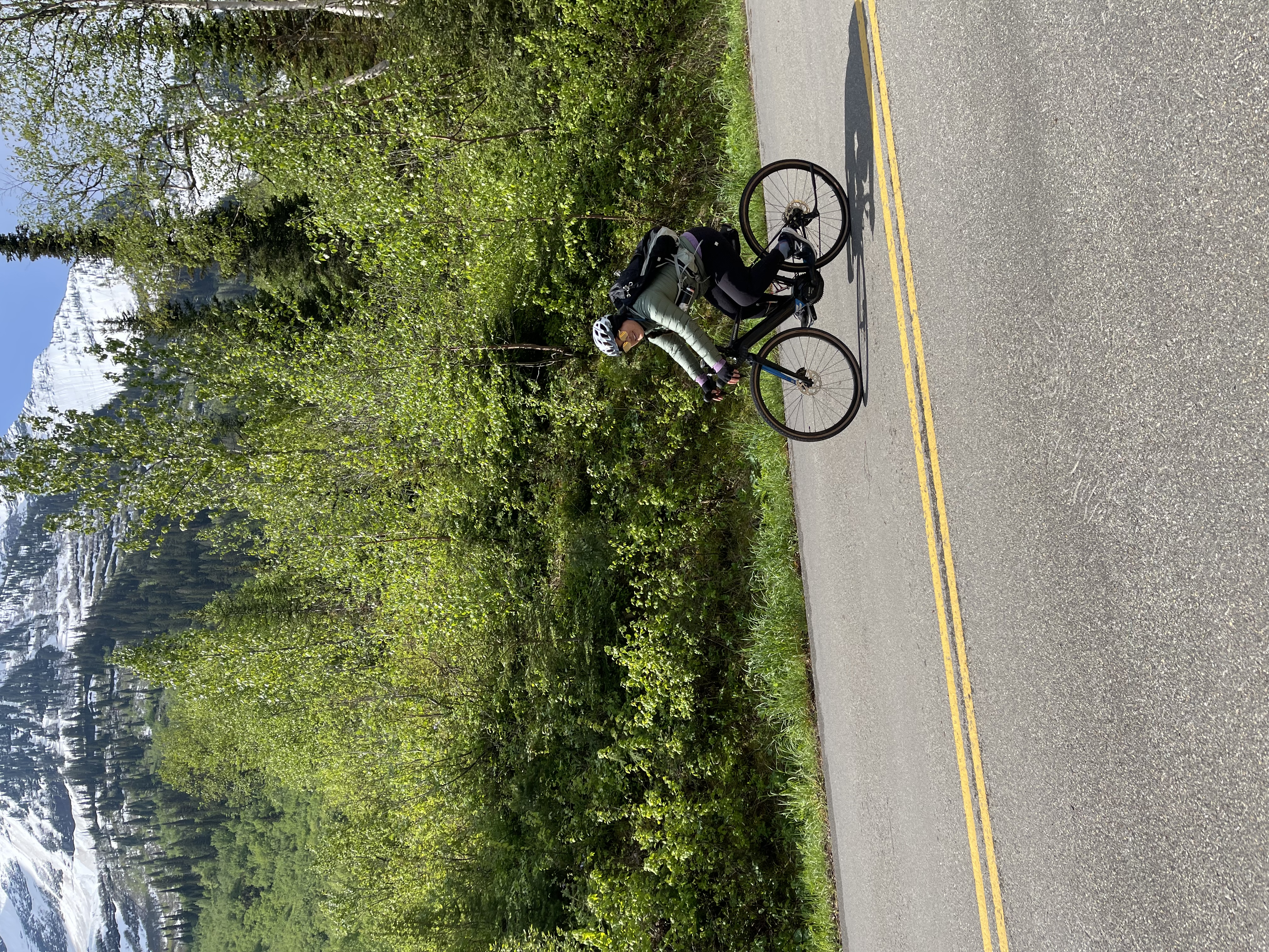 Bike Going-to-the-Sun Road in Glacier National Park