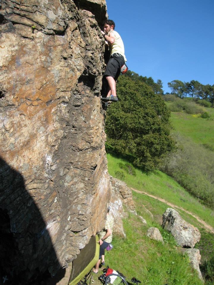 Bouldering at Glen Canyon Park