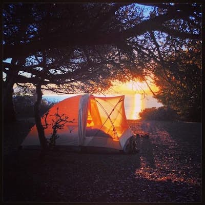 Camp on Angel Island
