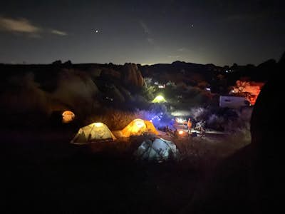 Camp at Joshua Tree's Jumbo Rocks