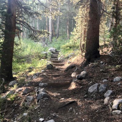 Bishop Pass Trail to John Muir Trail to Piute Trail