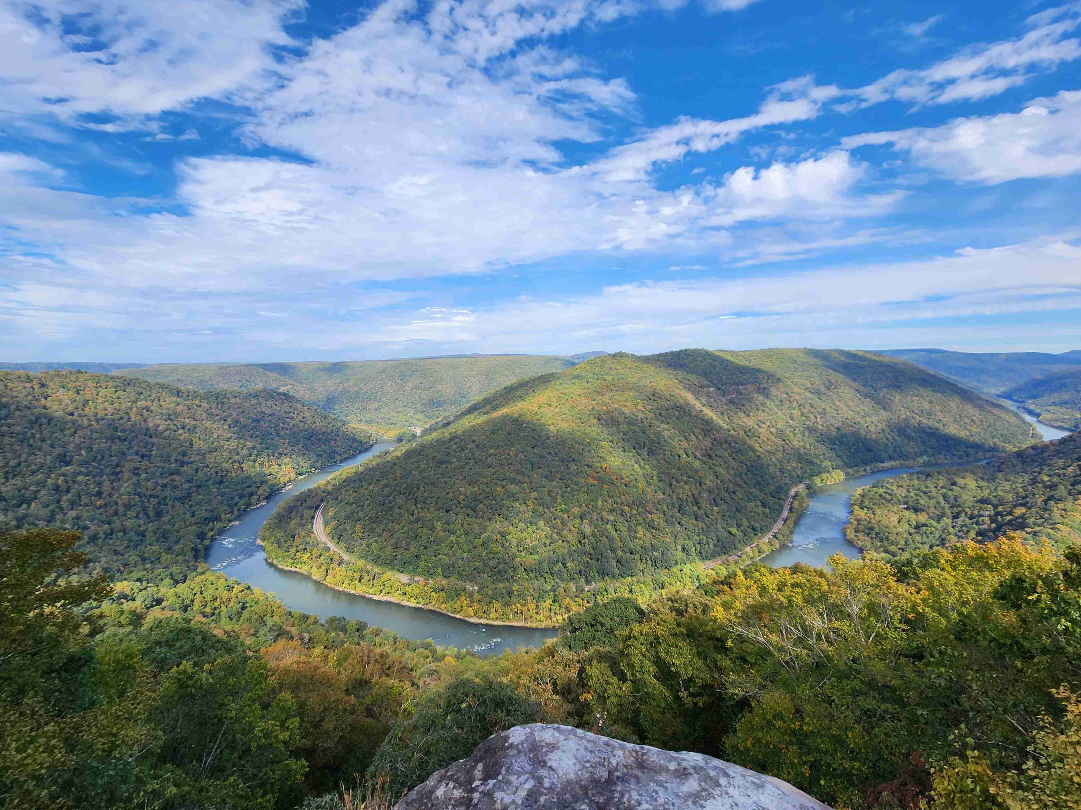 Grandview Overlook in the New River Gorge