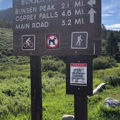 Hike Bunsen Peak