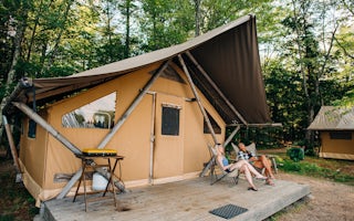 Huttopia Southern Maine: Trappeur Tents